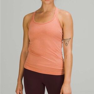 Lululemon Ebb to Street Tank Size 10 in Pink Savannah *rare colour*